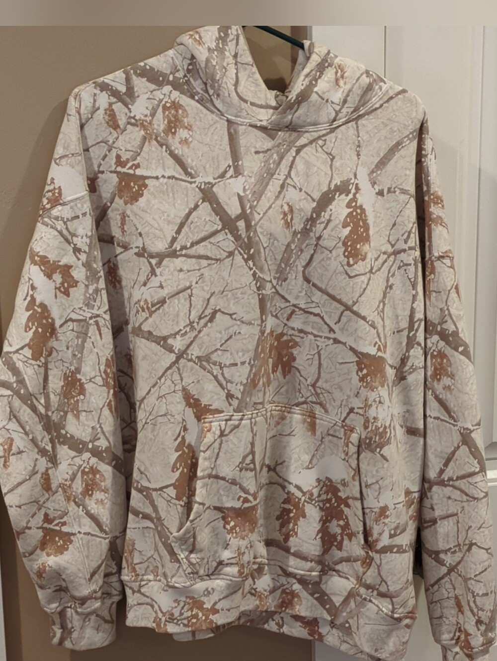 White Camo Abercrombie & Fitch Sweatshirt Hoodie